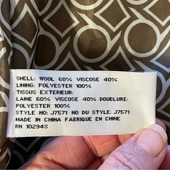 ✅2X Host Pick✅ Tulle by Anthropologie Wool Blend Belted Coat, Small - Picture 8 of 12